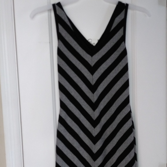 Mossimo Supply Co. Dresses & Skirts - Dress : Black and grey chevron maxi dress